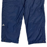 Adidas Track Pants - Medium Blue Polyester