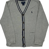 Age 7 Polo By Ralph Lauren Cardigan - Small Gray Cotton