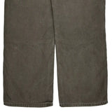 Key Double Knee Carpenter Pants - 32W 34L Gray Cotton
