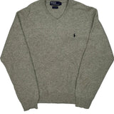 Polo By Ralph Lauren Sweater - Large Gray Wool
