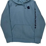 Carhartt Hoodie - XL Blue Cotton