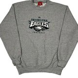 Philadelphia Eagles Nfl Football Sweatshirt - Medium Gray Cotton