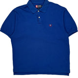 Chaps Ralph Lauren Polo Shirt - Large Blue Cotton