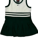 Age 3 Nike Striped Dress - 3XS Green Cotton
