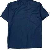 Dickies Short Sleeve Shirt - Medium Blue Polyester Blend