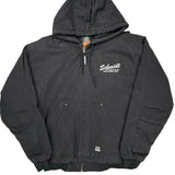 Schmidt Construction Floors Berne Workwear Jacket - XL Black Cotton