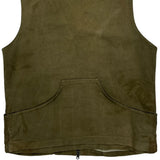 80S D315 Barbour Shooting Vest - XL Green Cotton