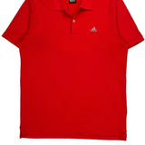 Adidas Polo Shirt - XL Red Polyester