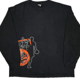 Rez Graphic Long Sleeve T-Shirt - 2XL Black Cotton