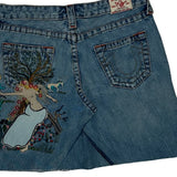 True Religion Denim Skirt - 30W US 6 Blue Denim