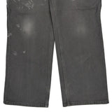Carhartt Double Knee Carpenter Trousers - 34W 30L Grey Cotton