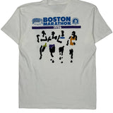 Boston Marathon Lee Graphic T-Shirt - Large White Cotton