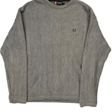 Chaps Ralph Lauren Long Sleeve T-Shirt - Large Grey Cotton