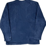 Nike Long Sleeve T-Shirt - Large Blue Cotton