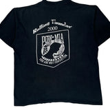 Rolling Thunder All Sports Single Stitch T-Shirt - XL Black Cotton