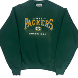 Green Bay Packers Lee Sport Nfl Sweatshirt - Large Green Cotton