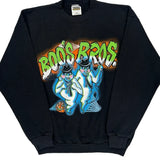 Boo'S Bros Tultex Graphic Sweatshirt - Large Black Cotton Blend