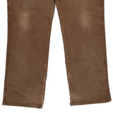 Dickies Double Knee Carpenter Trousers - 34W 31L Brown Cotton