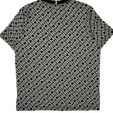 Tommy Hilfiger T-Shirt - XL Black & White Cotton