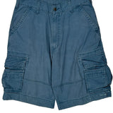 Levis Cargo Shorts - 32W 11L Blue Cotton