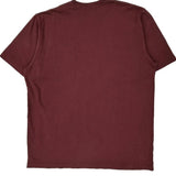 Carhartt T-Shirt - XL Burgundy Cotton