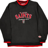 St. Kilda Saints Vivid Australia Sweatshirt - Medium Black Cotton