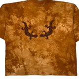Indigenous Dreamings Single Stitch T-Shirt - XL Orange Cotton