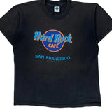San Francisco Hard Rock Cafe Graphic T-Shirt - Large Black Cotton