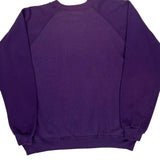Mickey Mouse Hanes Cartoon Sweatshirt - XL Purple Cotton