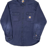 Carhartt Shirt - XL Blue Cotton