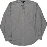 Polo By Ralph Lauren Checked Shirt - XL Grey Cotton