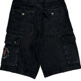Urban Safari Cargo Shorts - 30W 11L Black Cotton