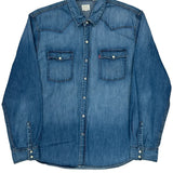 Levis Denim Shirt - 2XL Blue Denim