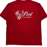 Carhartt T-Shirt - Large Red Cotton