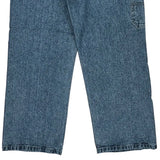 Lee Pipes Carpenter Jeans - 32W 28L Blue Denim