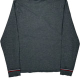 Fila Spellout Sweatshirt - Large Grey Cotton