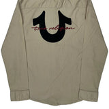Age 10 True Religion Shirt - Medium Beige Cotton