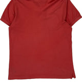 Tommy Hilfiger Polo Shirt - Medium Red Cotton