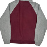 Starter Hoodie - Large Burgundy Cotton Blend