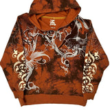 Dragon Unbranded Graphic Hoodie - XL Brown Cotton