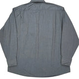 Tommy Hilfiger Pinstripe Shirt - XL Gray Cotton