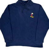 Walt Disney World Disney Cartoon Sweatshirt - Large Navy Cotton Blend