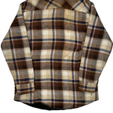 Dickies Checked Jacket - Medium Blue Cotton