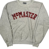 Mcmaster I.A.Bedford Sweatshirt - Large Grey Cotton Blend