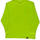 Dickies Long Sleeve T-Shirt - XL Yellow Cotton