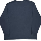 Carhartt Long Sleeve T-Shirt - 2XL Navy Cotton