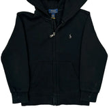 Age 5 Polo By Ralph Lauren Hoodie - XS Black Cotton