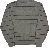 Tommy Hilfiger Striped Sweater - XL Gray Cotton
