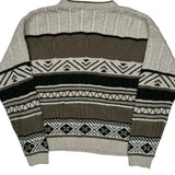 Indigo Greek Sweater - Large Multicoloured Cotton