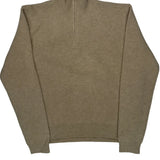 Polo By Ralph Lauren 1/4 Zip - Large Beige Wool